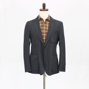 Prada 40R Gray Blazer Sport Coat Jacket 2-Button Solid T922